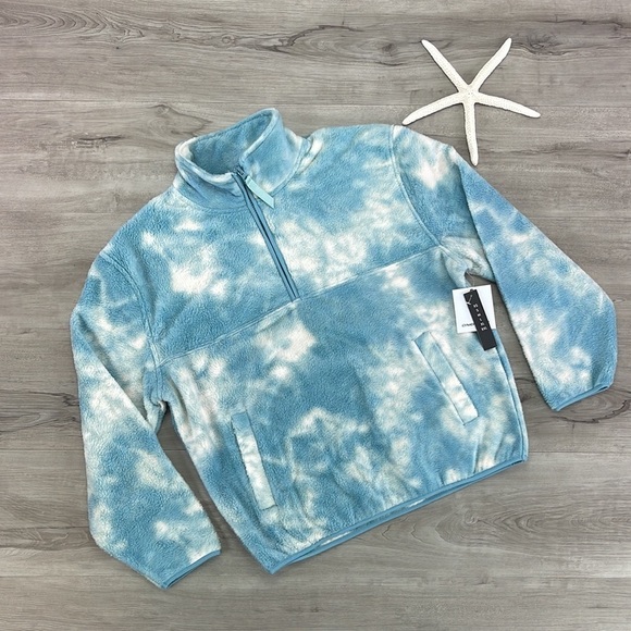 🔆O’NEILL🔆 LUCIE TIE DYE FLEECE SWEATSHIRT SWEATER JACKET - Picture 2 of 13